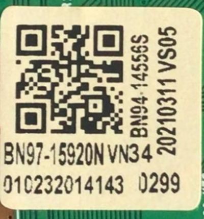 MAIN PARA MONITOR SAMSUNG / NUMERO DE PARTE BN94-14556S / BN41-02788A-000 / BN9414556S / 14556S / NUMERO DE PANEL CY-NR055HGHVZH / DISPLAY SG5461D11-2 Ver.2.1  MODELO LH55QMREBGCXZA CA02 - Imagen 3